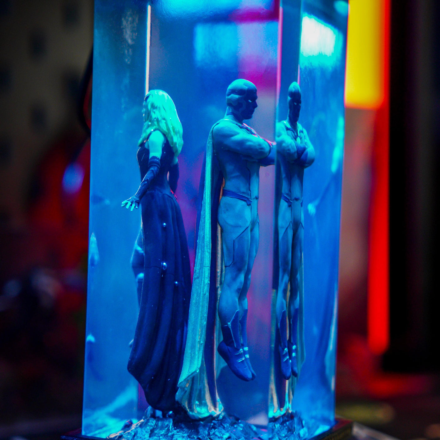Superhero Epoxy Resin Lamp 5