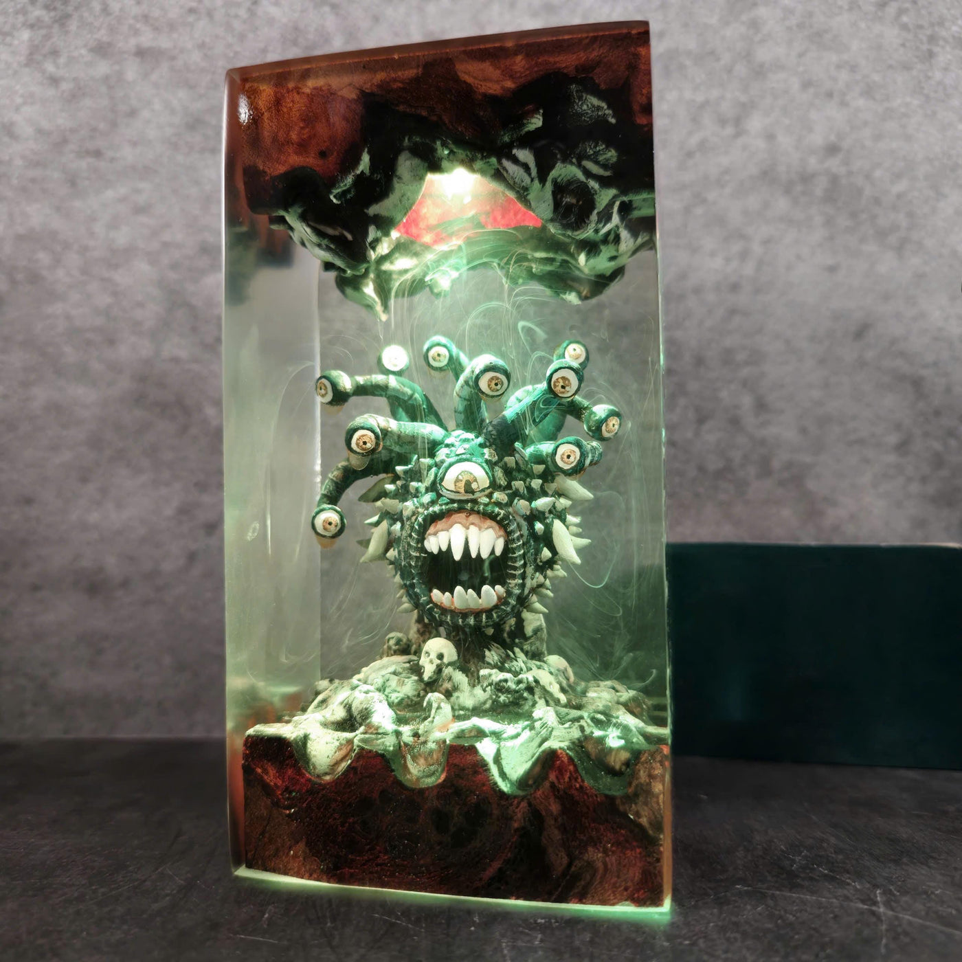 Beholder's Eye Resin Lamp