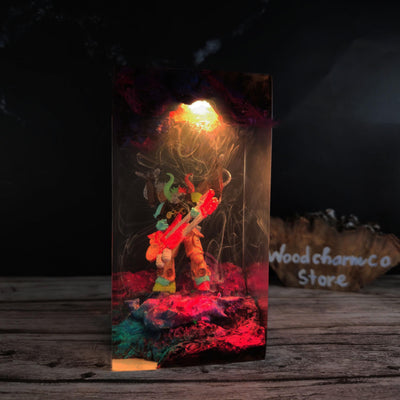 Spacemarine Warhammer Resin Lamp