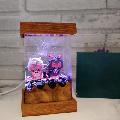 Cult Lamb + Evil Goat Resin Lamp