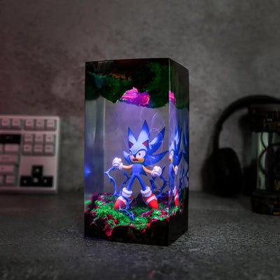 Sonic the Hedgehog Game resin lamp