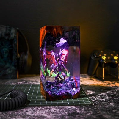 Illidan Stormrage WOW Model Resin lamp