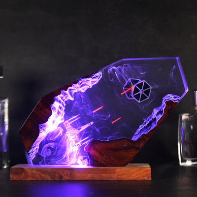 Diorama Galaxy Resin Lamp