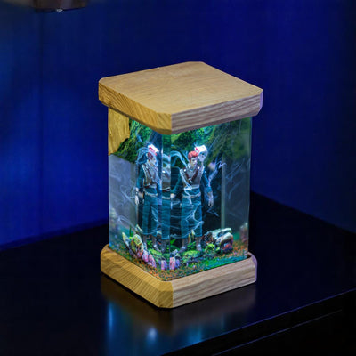 Cal Kestis Lamp Resin and Wood