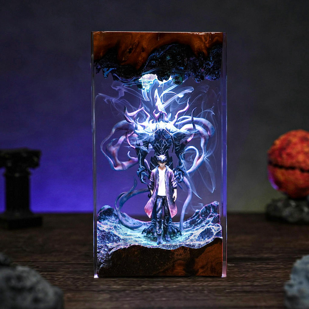 Sung Jinwoo Figure Epoxy lamp