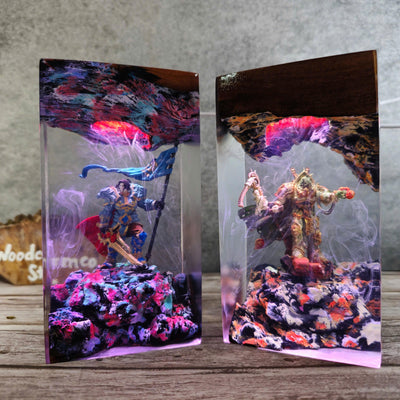 Varian Wrynn Warcraft Resin Lamp