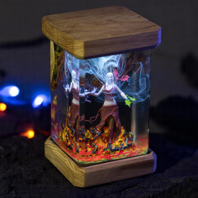 Handmade Mother's Dragon lamp