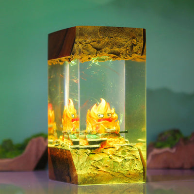 Calcifer Howl’s Moving Castle Resin Lamp