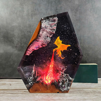 Customer Fire Dragon Lamp