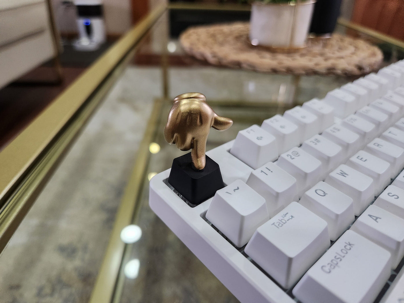 Golden Glove Finger Keycap