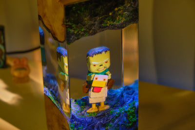 Custom Chicken Jockey lamp