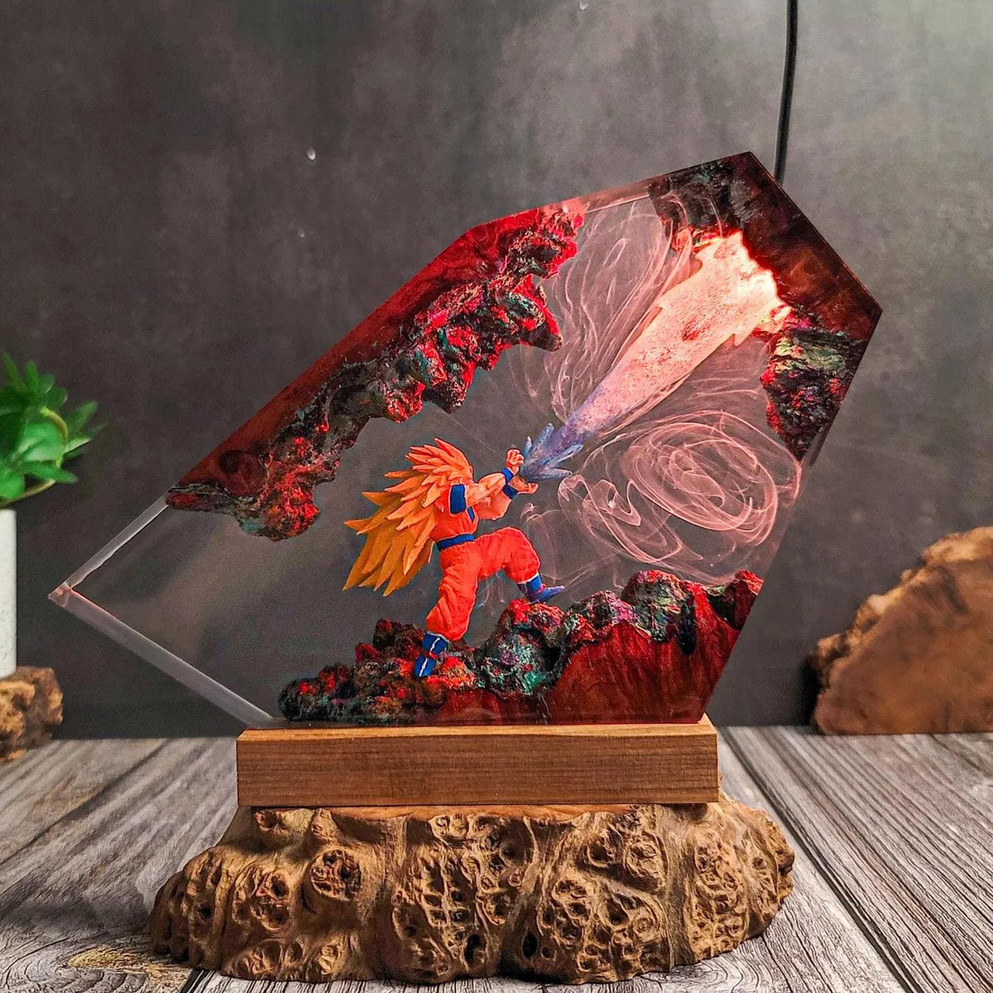 Super Saiyan Goku Dragon Ball Resin lamp