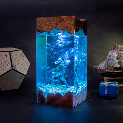 Elven Prince Resin Lamp