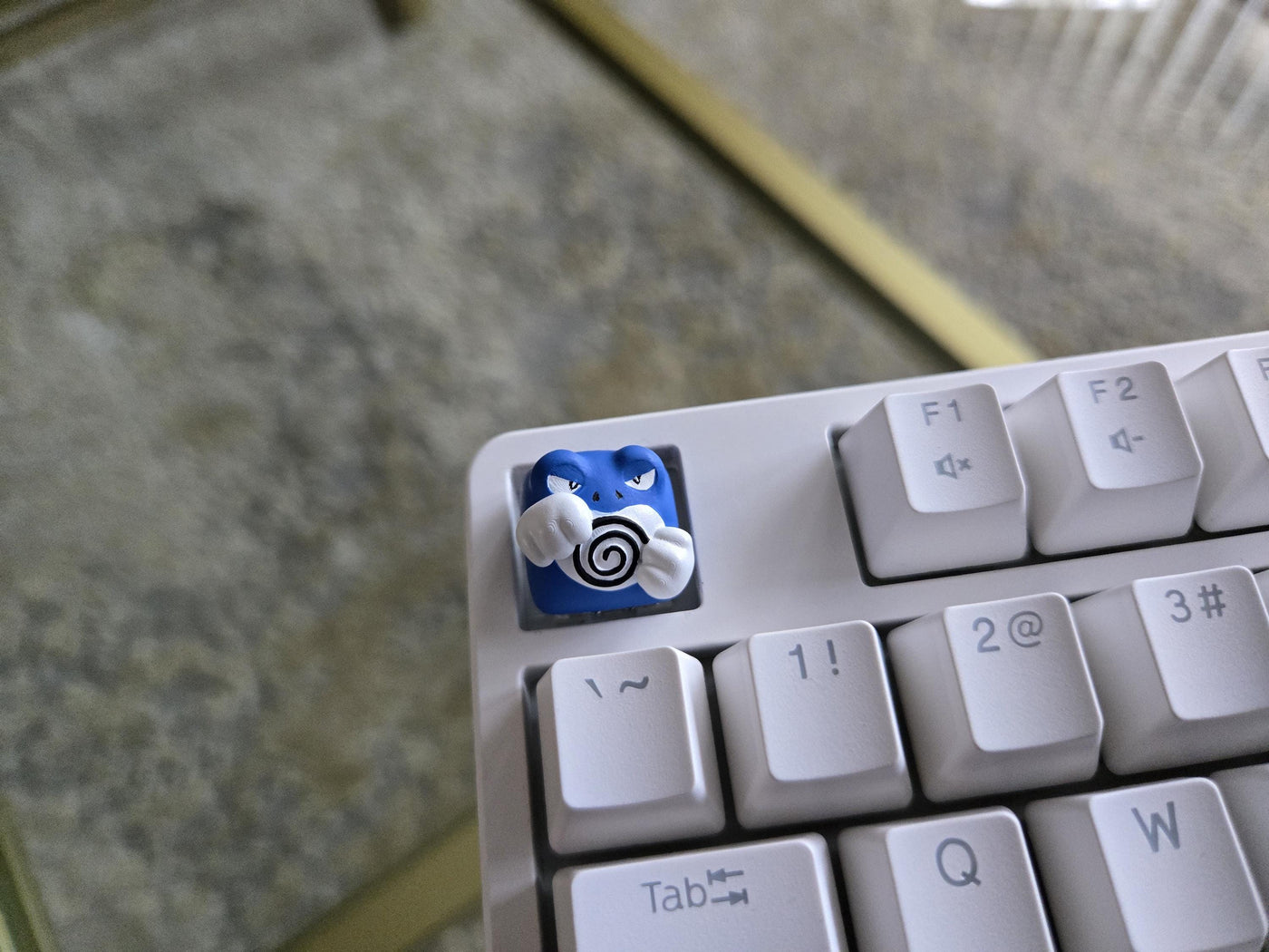 Anime Poliwrath Keycap