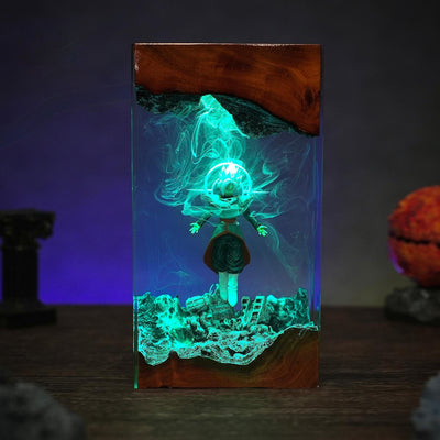 Fused Zamasu Resin Lamp