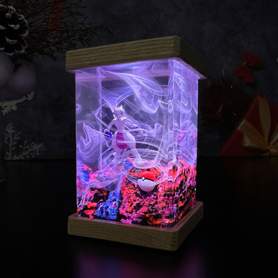 Mewtwo Resin Lamp 2