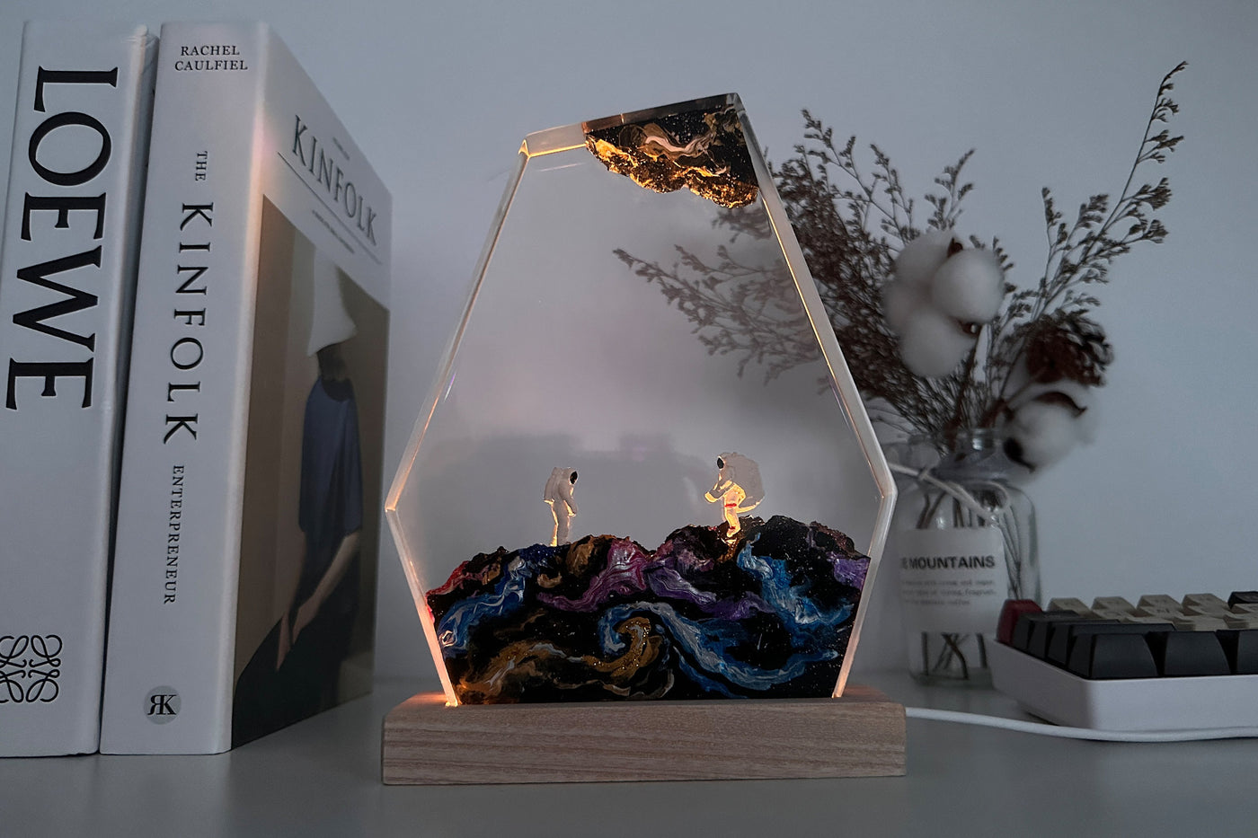 Custom Interstellar Resin Lamp