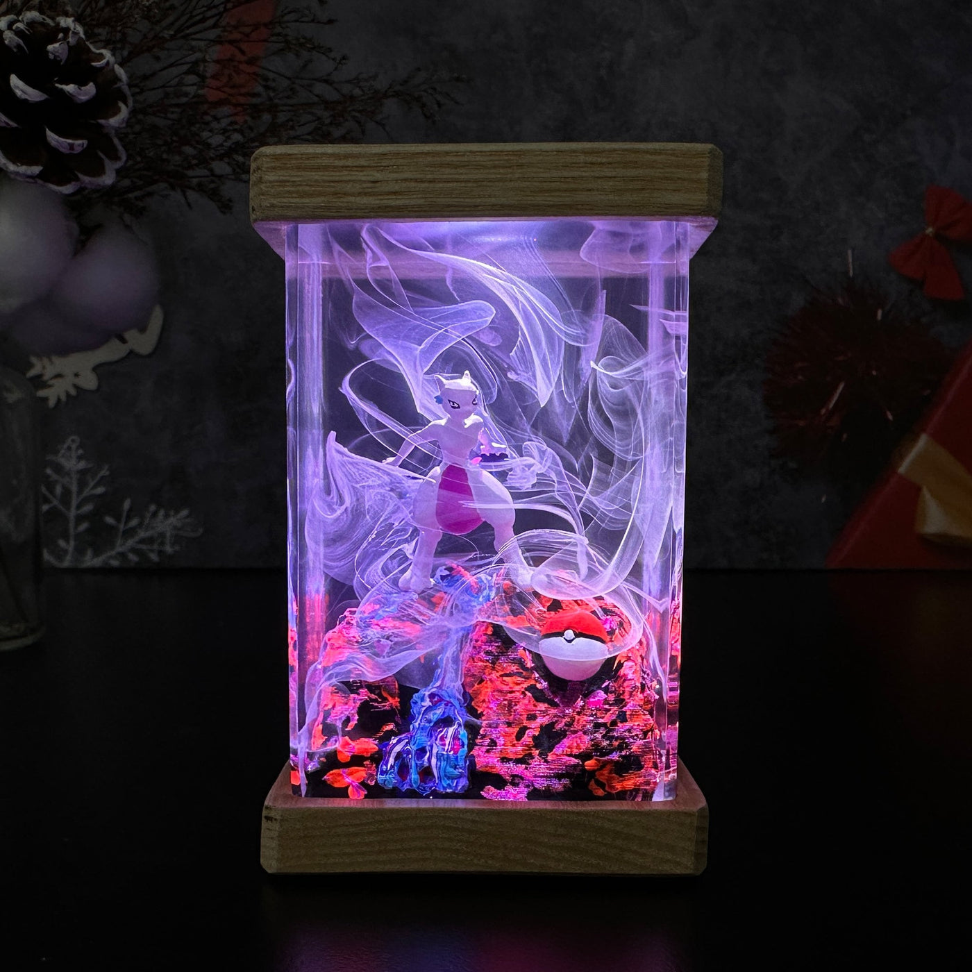 Mewtwo Resin Lamp 2