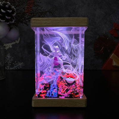 Mewtwo Resin Lamp 2