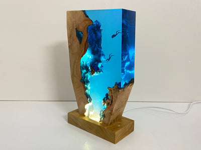 Diver's Resin Night Light