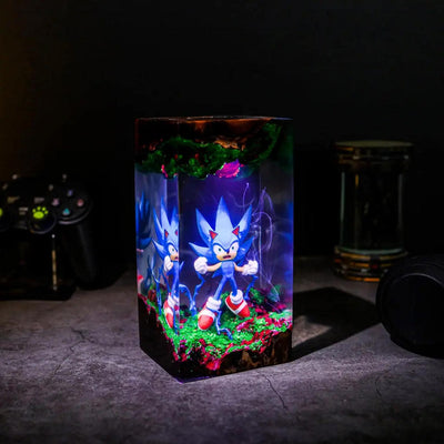 Sonic the Hedgehog Game resin lamp