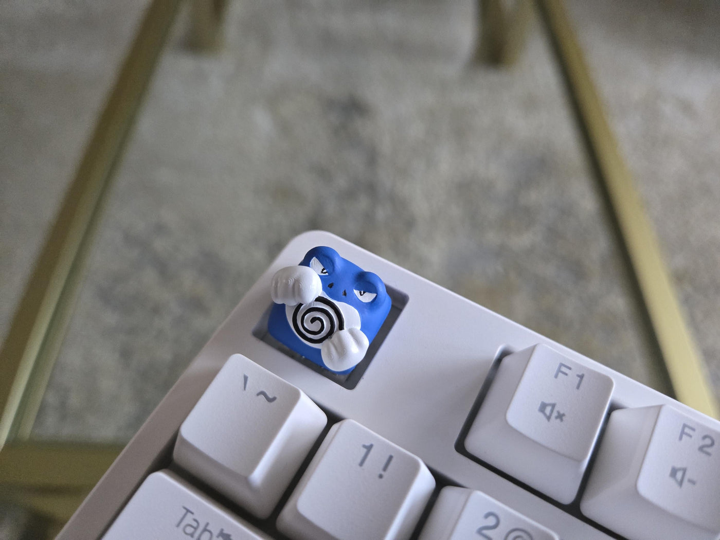 Anime Poliwrath Keycap