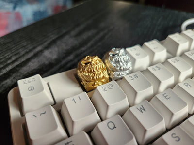 Hollow Pumpkin Metallic keycap