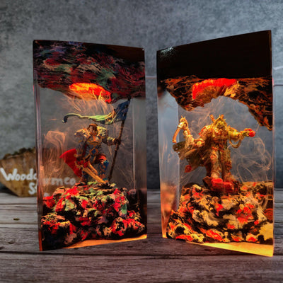 Varian Wrynn Warcraft Resin Lamp