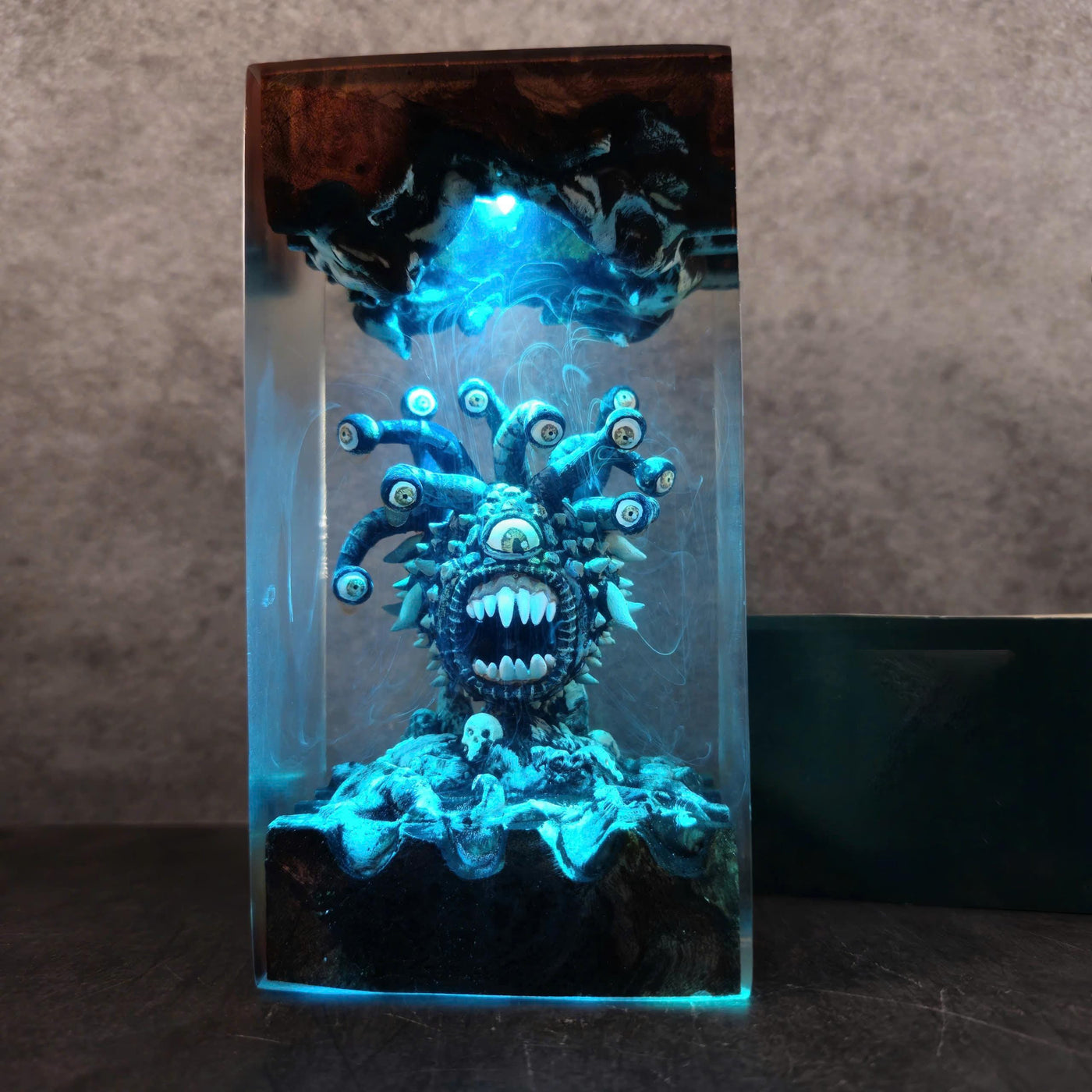 Beholder's Eye Resin Lamp