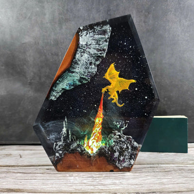 Customer Fire Dragon Lamp