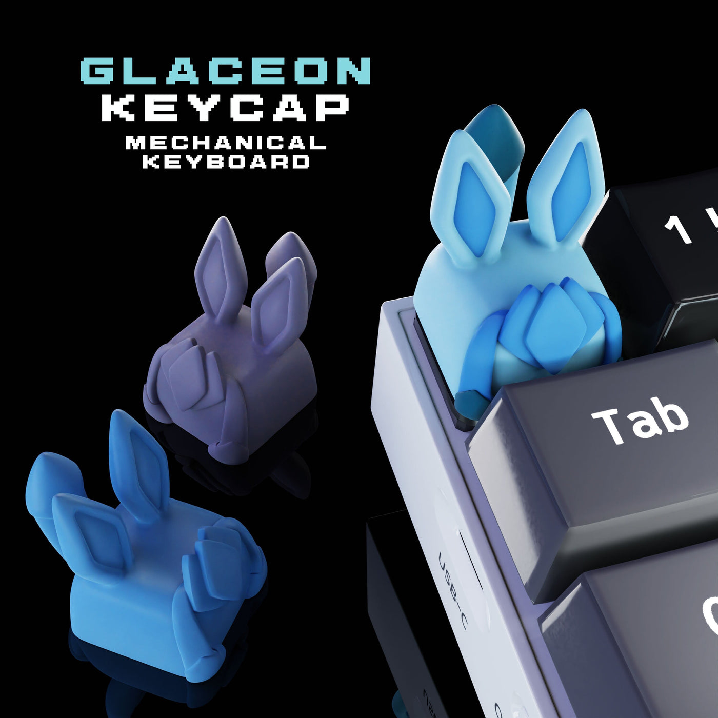 P0kemon keycap decor