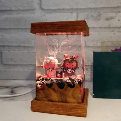 Cult Lamb + Evil Goat Resin Lamp