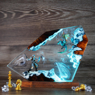 Dragon Born New Resin Lamp