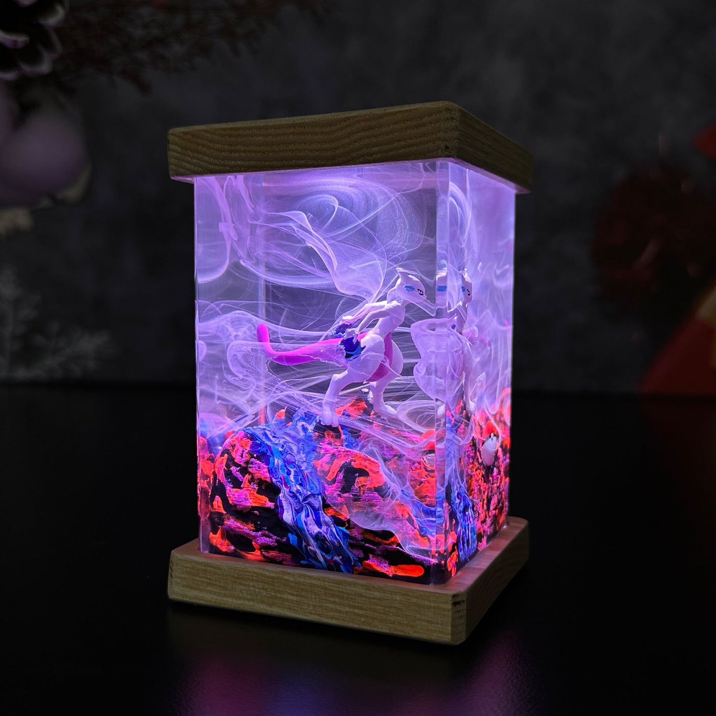 Mewtwo Resin Lamp 2