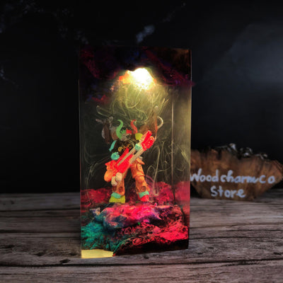 Spacemarine Warhammer Resin Lamp