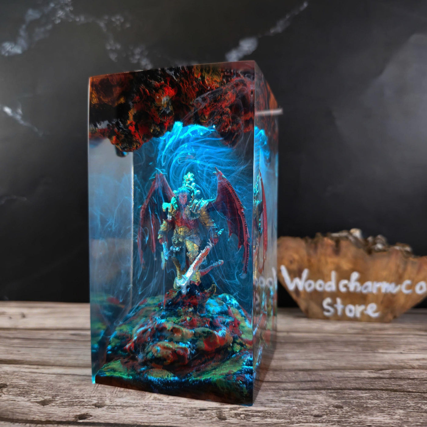 Angron Resin Lamp
