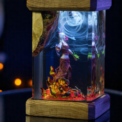 Handmade Mother's Dragon lamp