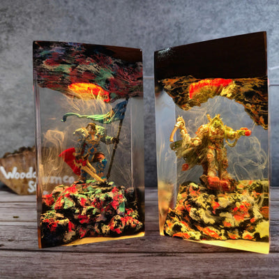 Varian Wrynn Warcraft Resin Lamp