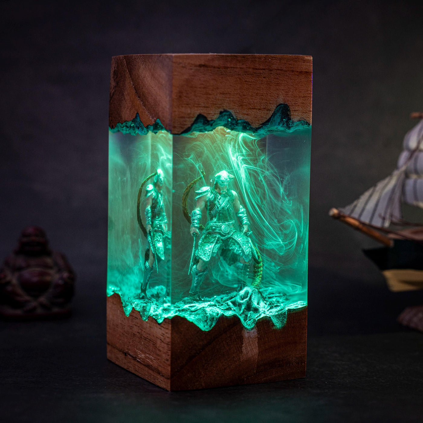 Dragon Born Resin Lamp 3