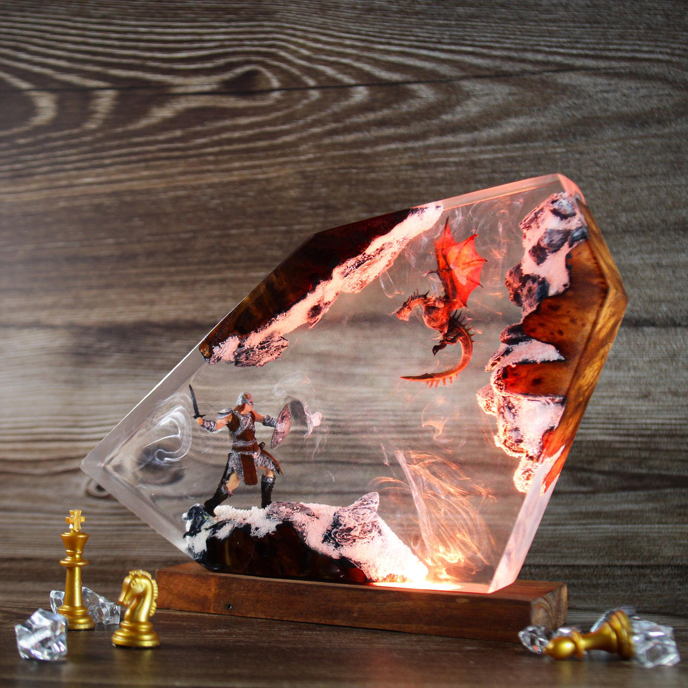 Dragon Born New Resin Lamp