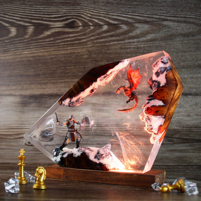 Dragon Born New Resin Lamp
