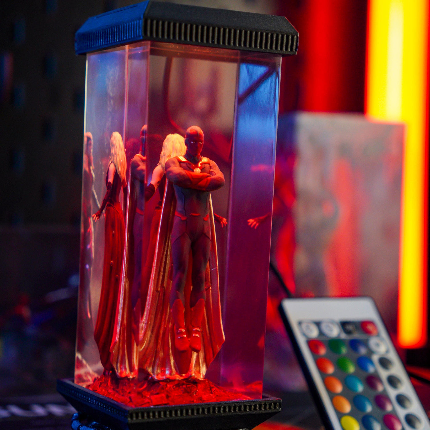 Superhero Epoxy Resin Lamp 5