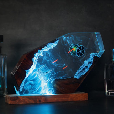 Diorama Galaxy Resin Lamp
