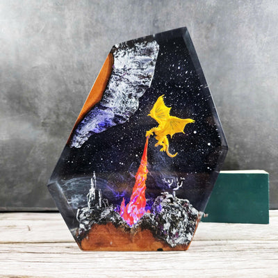 Customer Fire Dragon Lamp