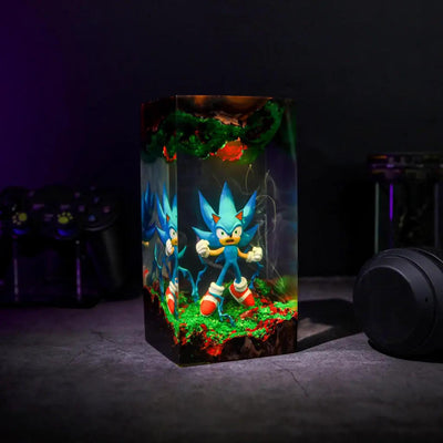 Sonic the Hedgehog Game resin lamp