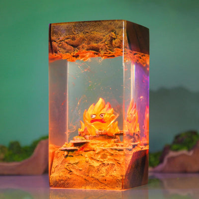 Calcifer Howl’s Moving Castle Resin Lamp