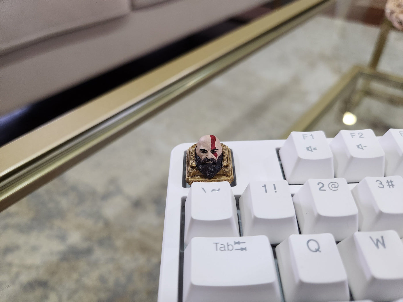 Video Game Kratos Keycap