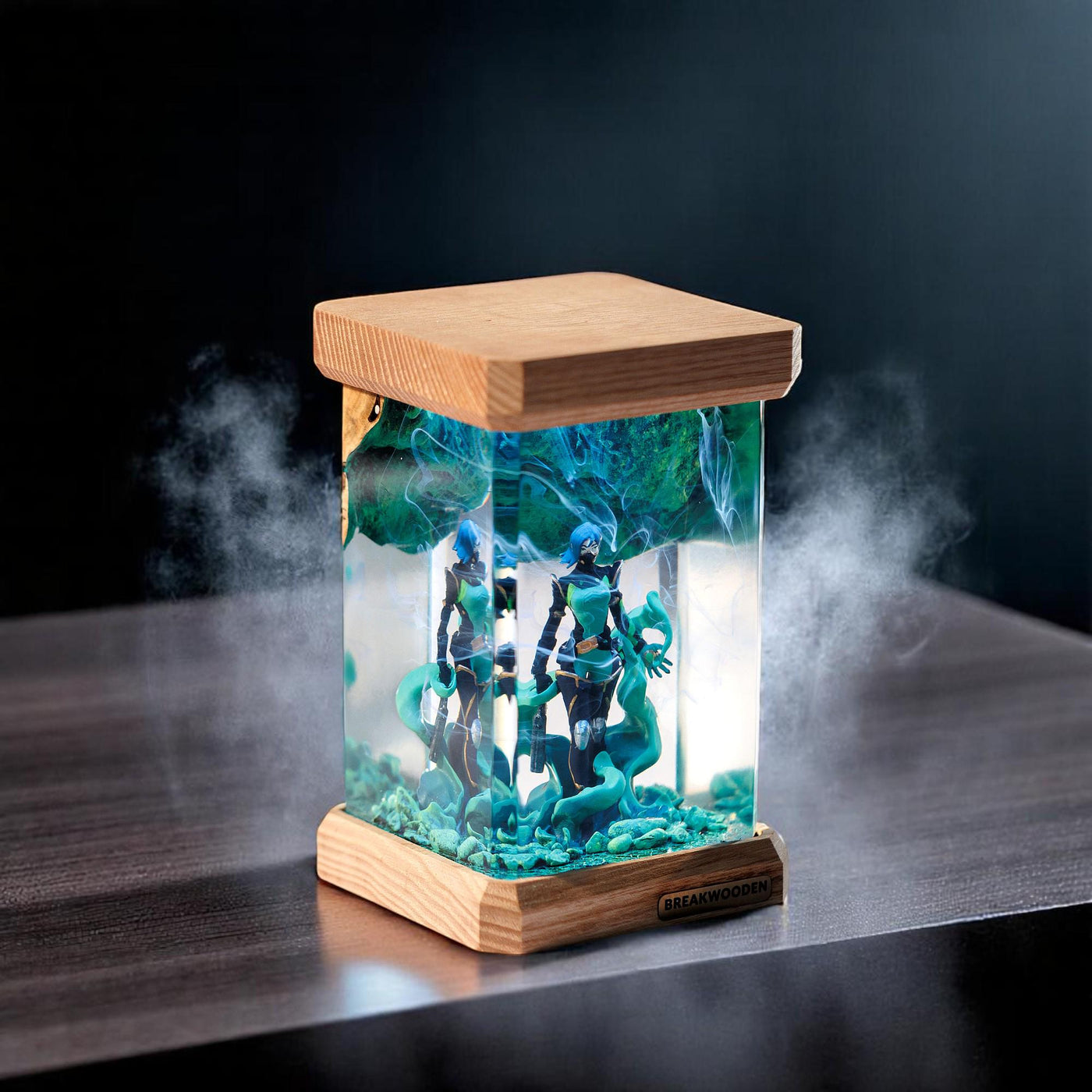 Custom Valorent Epoxy lamp