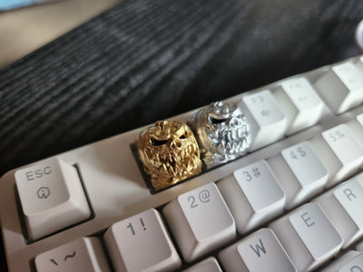 Hollow Pumpkin Metallic keycap
