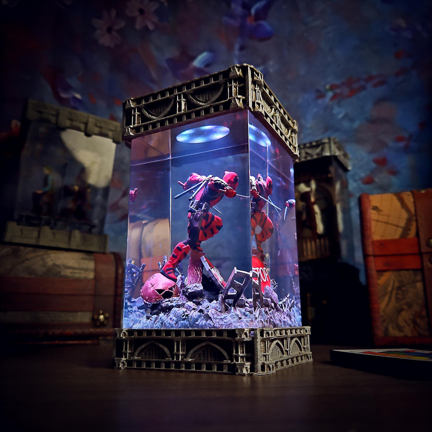 Dead Pool Resin lamp